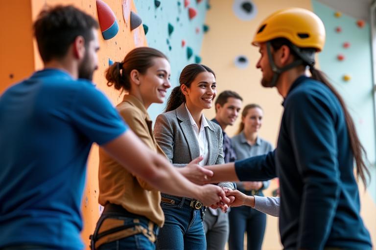 Team building escalade entreprise